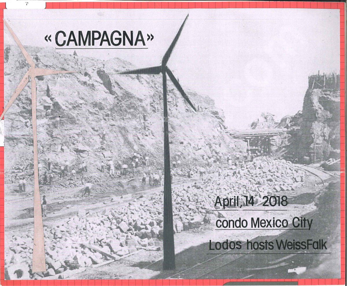 Lodos host Weiss Falk for Condo CDMX.
With work by Timothée Calame.
Through May 12, 2018