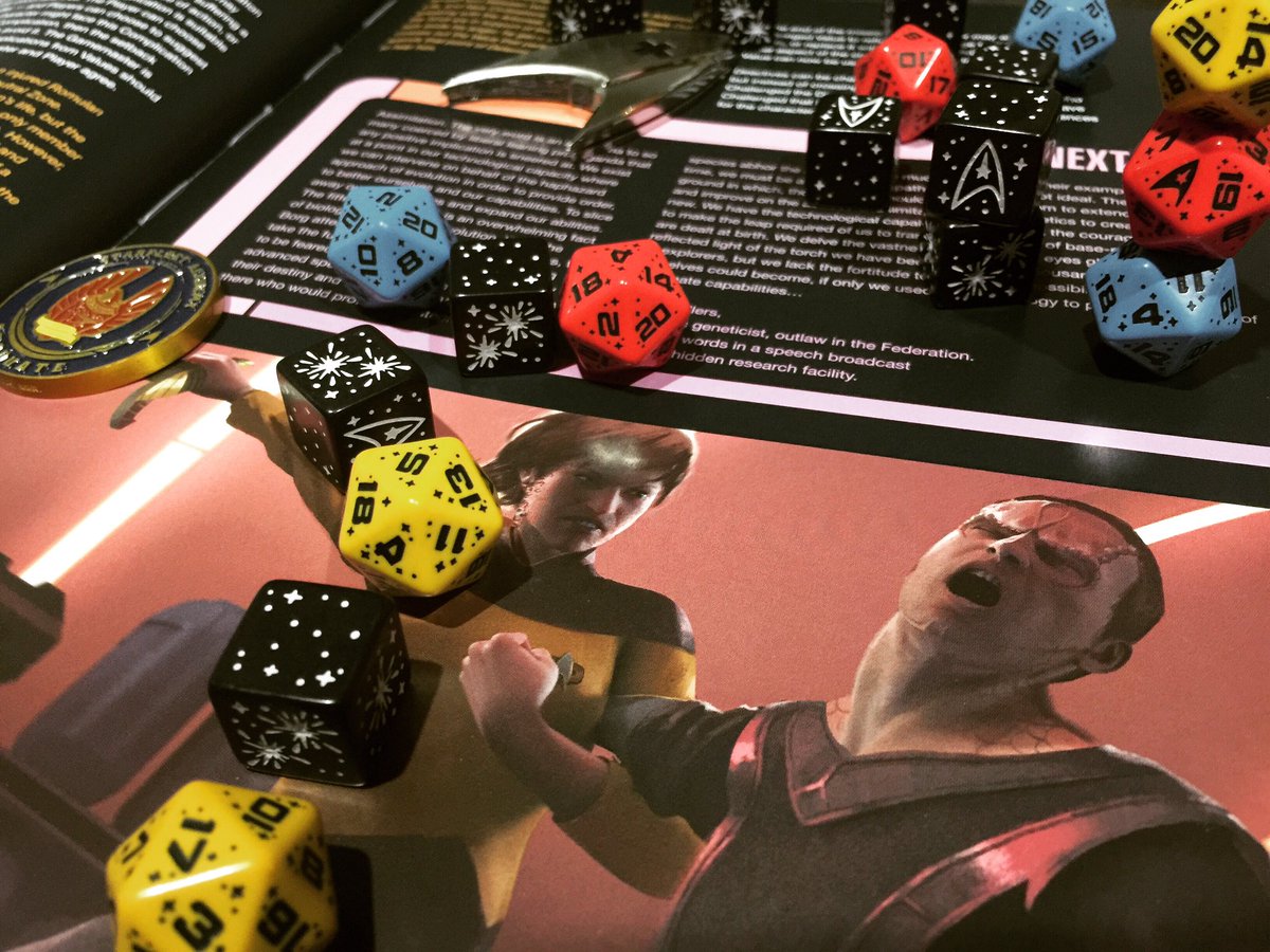 TheMotleyGeek's tweet photo. Just for the #DICE.
#TheMotleyGeek #startrekadventures #startrek #trekkies #trek #strpg #startrekadventuresdice #roleplaying #RPG #tabletop #tabletopgames #penandpaper #Modiphius @modiphius https://t.co/b1MEdhD8Po