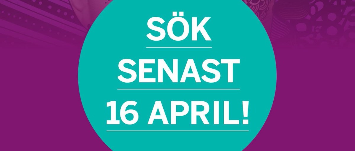 Idag är sista dagen att ansöka till höstens kurser och program. Läs mer och ansök direkt på ju.se/studera