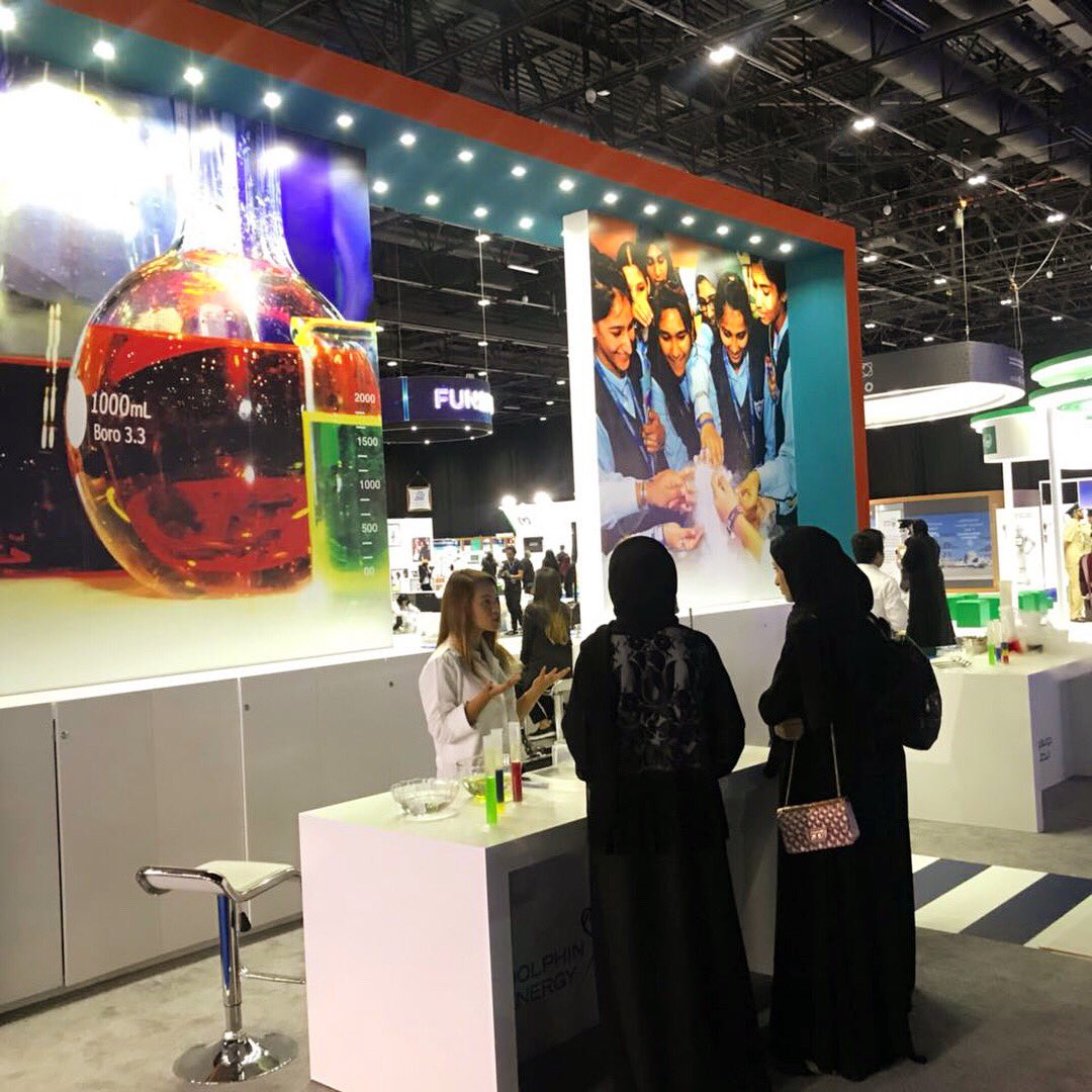 exbdxb's tweet photo. Dolphin Energy @ Think Science 2018 For more info visit https://t.co/XsE5gpbHJI 👌  #dubai #stand #exb #think_science #Exhibition #abudhabi https://t.co/6vZKClyfaj