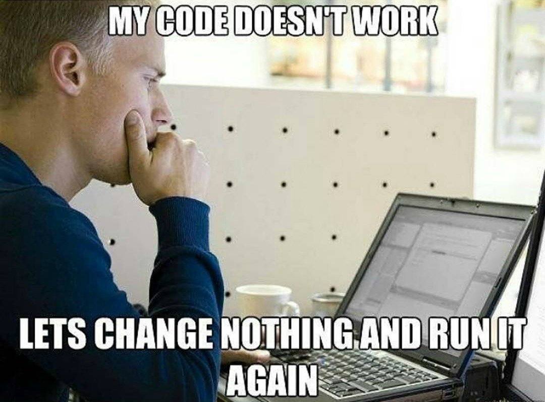 makeITweb's tweet photo. Well, you probably tried it once and pushed your luck. Who can relate? 
#webdesigns #webdesign #design #webdevelopment #webdeveloper #programming #wordpress #computerscience #developer #software #computing #computer #geek #css #html #php #programmer #developerdiaries https://t.co/QJmhguj8sL