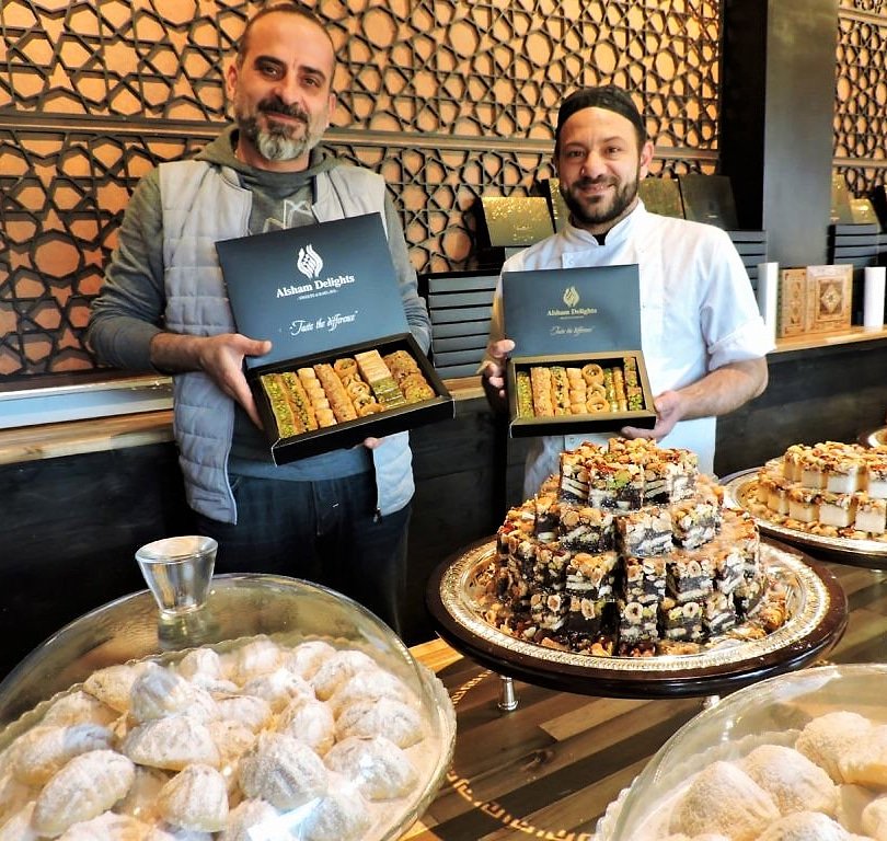 Delicious Syrian pastry from Maher. A must try sweet when in Amsterdam instagram.com/p/BhkH9-Vgpon/ #halal #travel