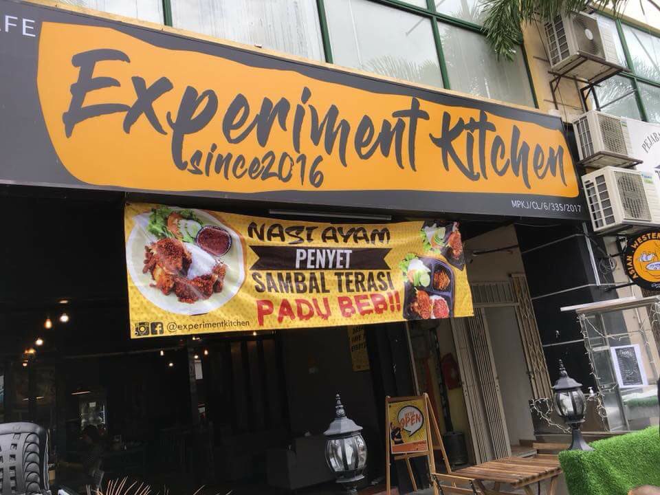 Experiment kitchen menu