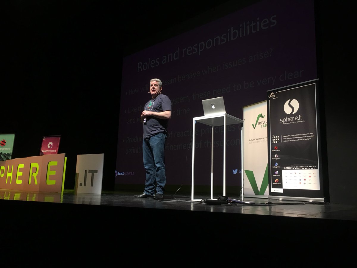 pdolega's tweet image. . @jamie_allen on roles & responsibilities in teams building reactive system
#ReactSphere @ReactSphere