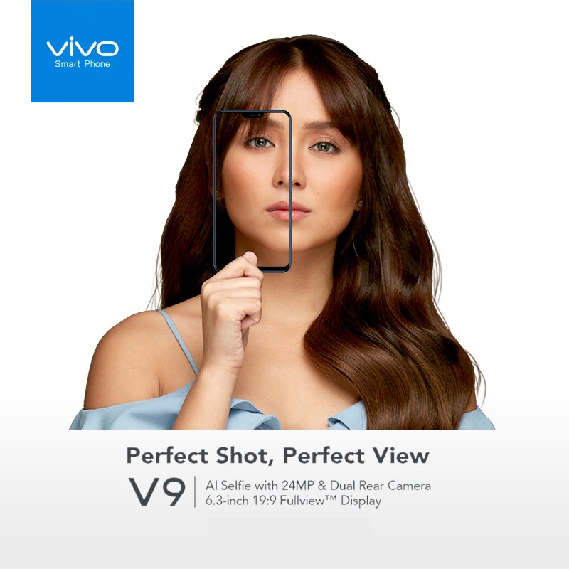 vivo_phil's tweet photo. The Vivo V9 #PerfectShotPerfectView smartphone is here! Follow us and be the first to know of our official promos and events. https://t.co/jO0xxHO27I