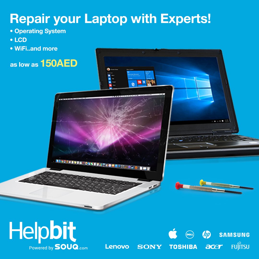 helpbituae's tweet photo. Repair your Laptop with Experts as low as 150AED!
https://t.co/xZAuOM8Btz
#Helpbit #HelpbitServices #Fix #Repair #Laptop #UAE #Dubai #Electronics #ElectronicsRepair #ElectronicsServices https://t.co/5ttKcAAp4a