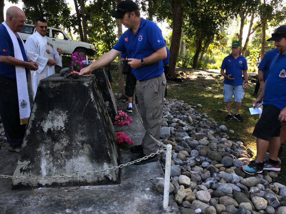 Completed our time in Balibo with a memorial service to give thanks for the lives of all those who served in #TimorLeste ... #TimorAwakening