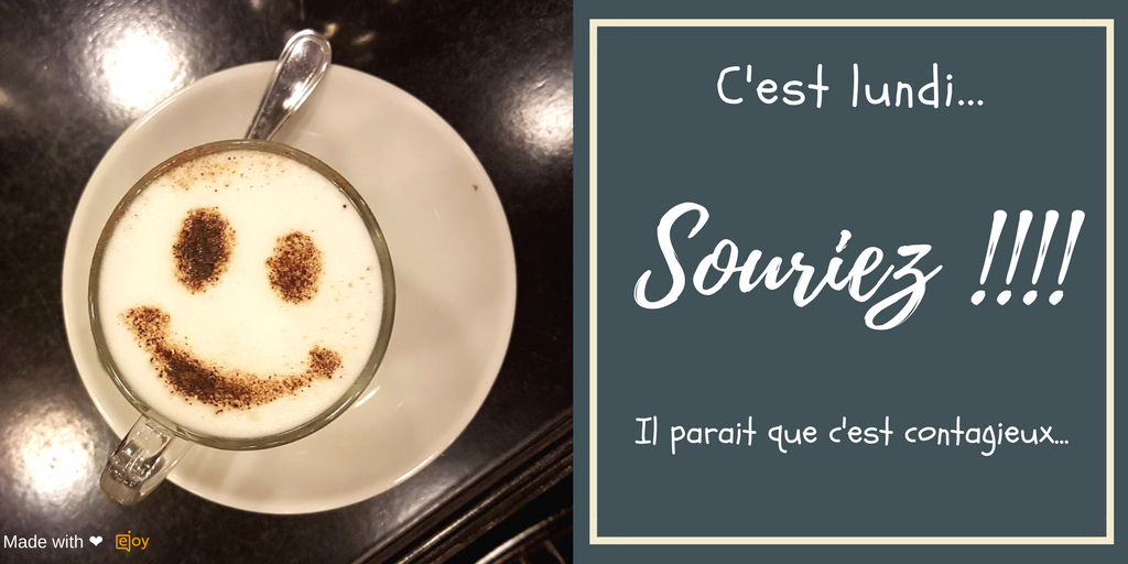 eJoyCHO's tweet photo. Et si on commençait notre journée par sourire? #MondayMotivation #bienetreautravail #CHO #QVT https://t.co/rfXYKa0Gc0