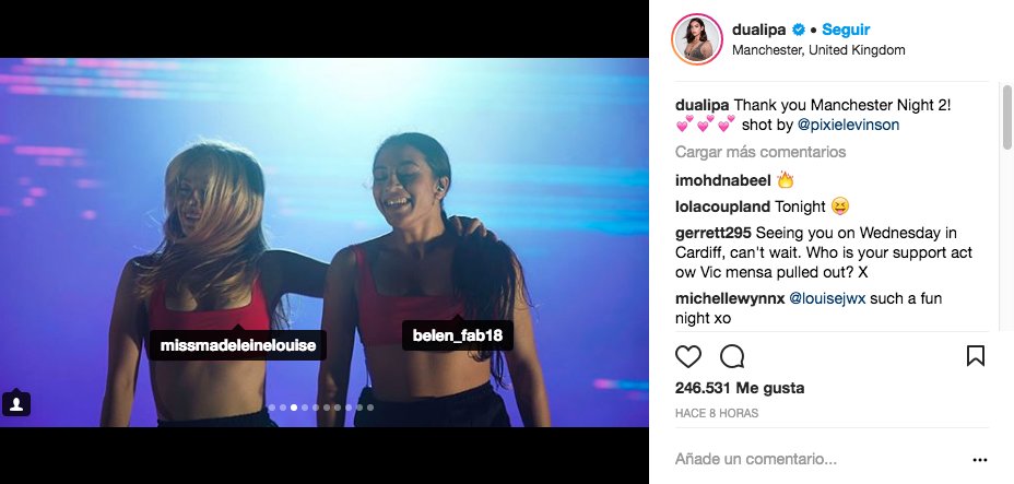 asierjas's tweet photo. .@Belen_FAB18, vuestra primera expulsada de @FAMAabailarCero, arrasando en el escenario con la señora Dua Lipa. #FamaABailar16A https://t.co/ljMjLDSWDp