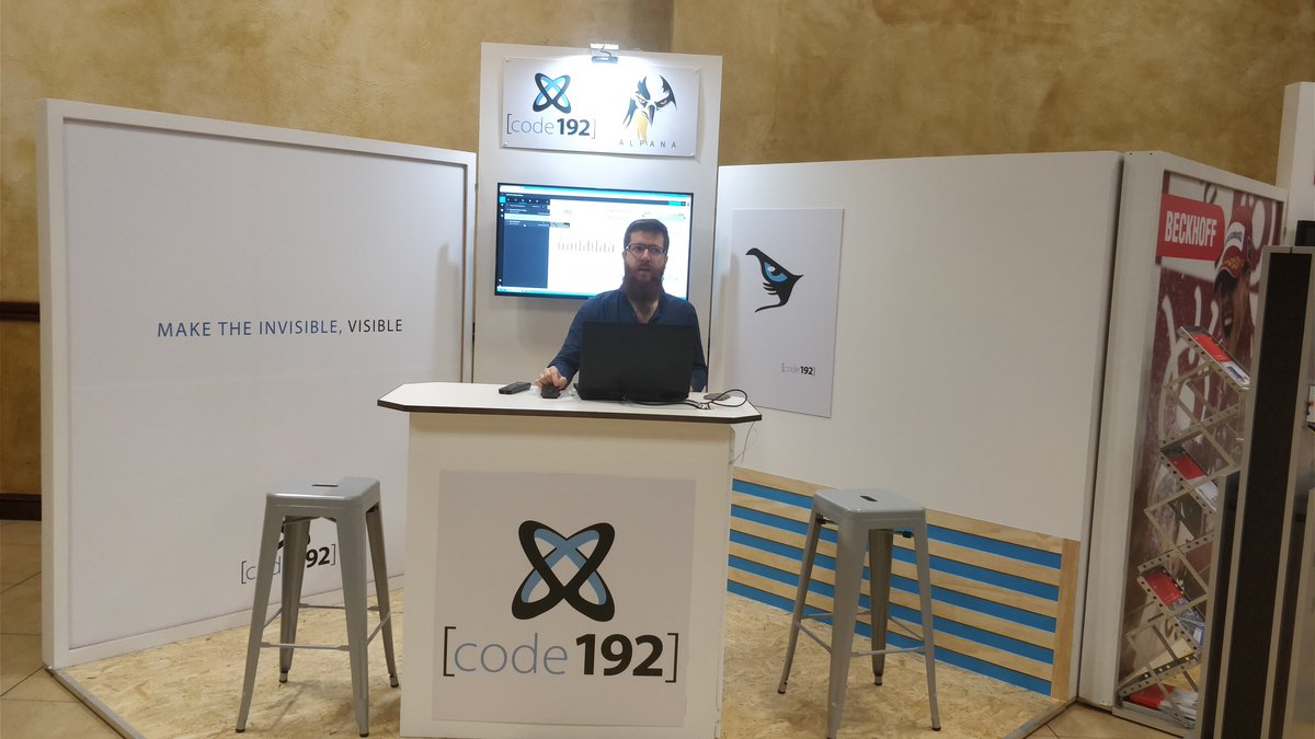 AlpanaDashboard's tweet photo. Ready to welcome you on Code192 stand @XChange2018
#XChange2018 #WonderwareSA #GameON #IIoT #IndustrialSoftware #Industry40 #dashboard #code192 https://t.co/srCNVPMphu