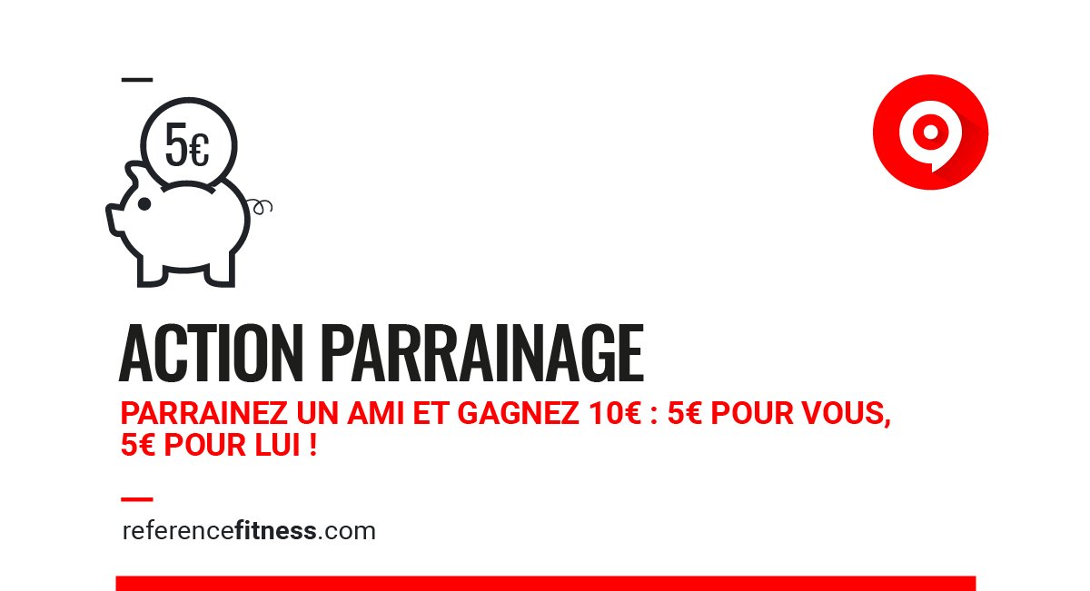 Ref_Fitness's tweet photo. NOUVEAU ! Envie de faire du sport gratuitement ? 💸 Parrainez vos amis sur Référence Fitness ! A chaque inscription vous gagnez chacun 5€ !💰💰

L'occasion rêvée pour renflouer les caisses en prévision d'un été sportif! 😄 RDV sur : https://t.co/gADljiwgZe ! https://t.co/cGysJK5lEO