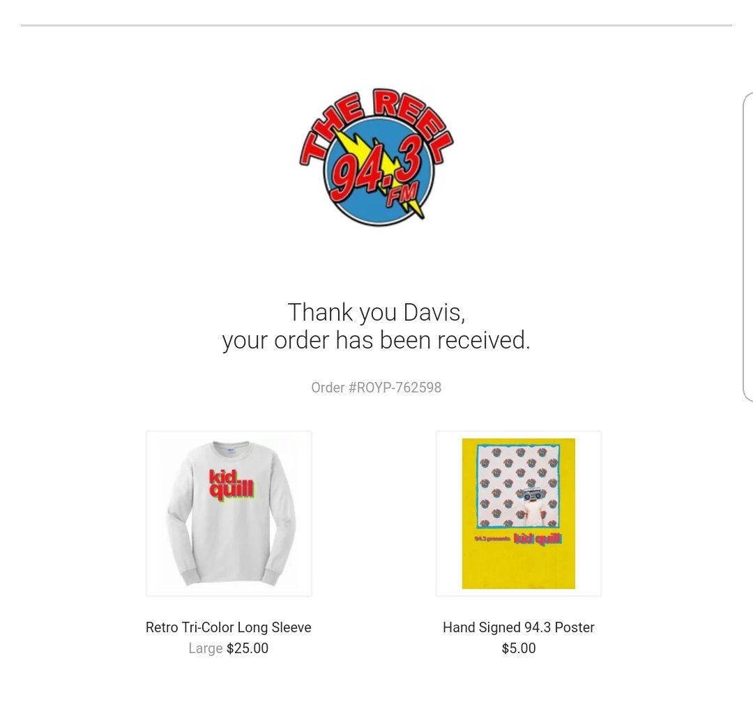 BolstadDavis's tweet photo. When you find a great rapper you gotta buy the merch. Love the music @KidQuill keep it coming! https://t.co/L8VkxKf09s