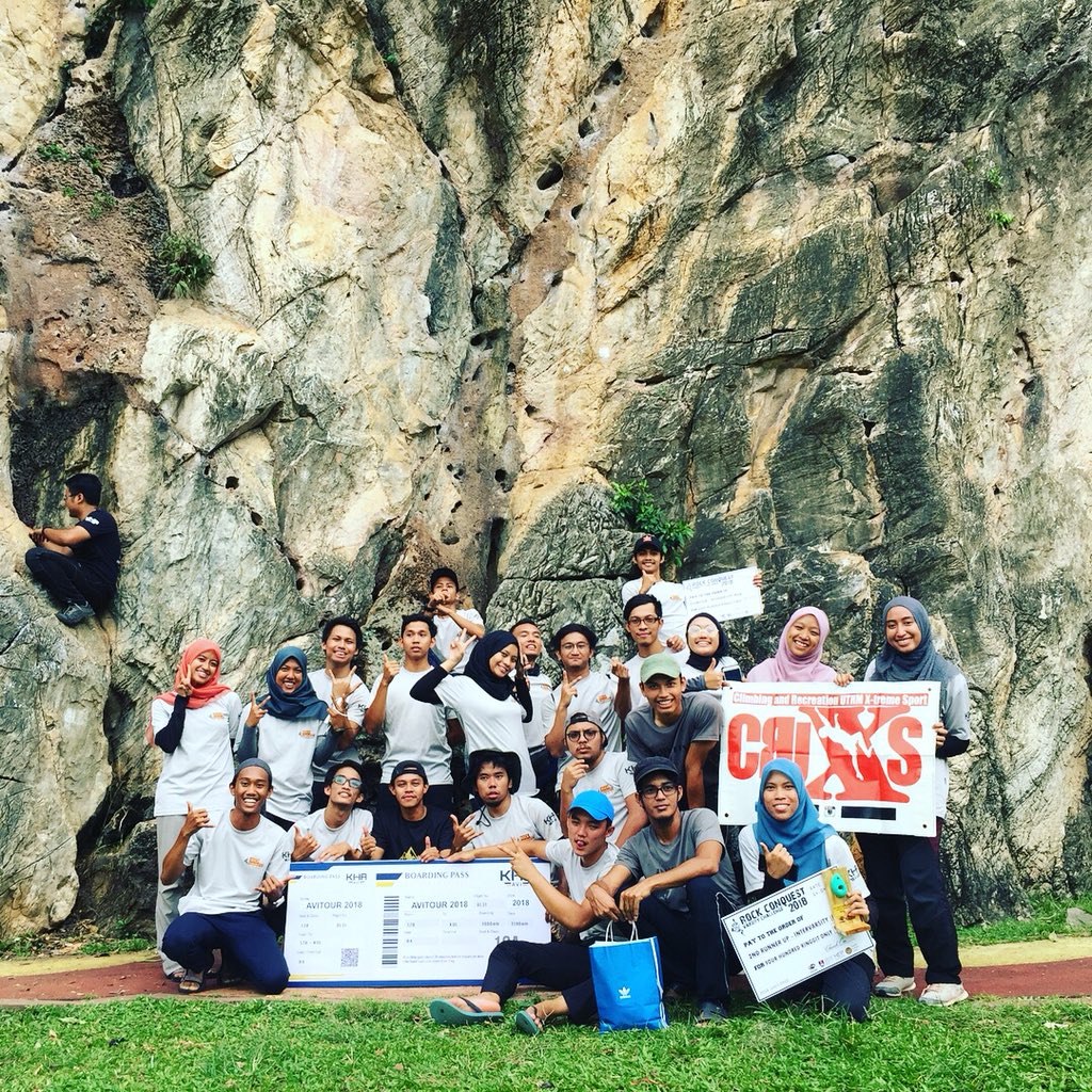 hanzalahhani's tweet photo. GOODJOB CLIMBERS UTEM ! ALLEYZ !#rockconquest18 @MyUTeM #KeReX https://t.co/yAqBJIHfO2