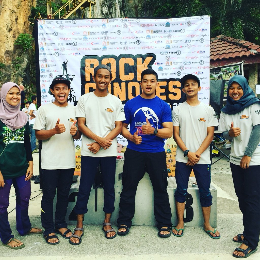 hanzalahhani's tweet photo. GOODJOB CLIMBERS UTEM ! ALLEYZ !#rockconquest18 @MyUTeM #KeReX https://t.co/yAqBJIHfO2