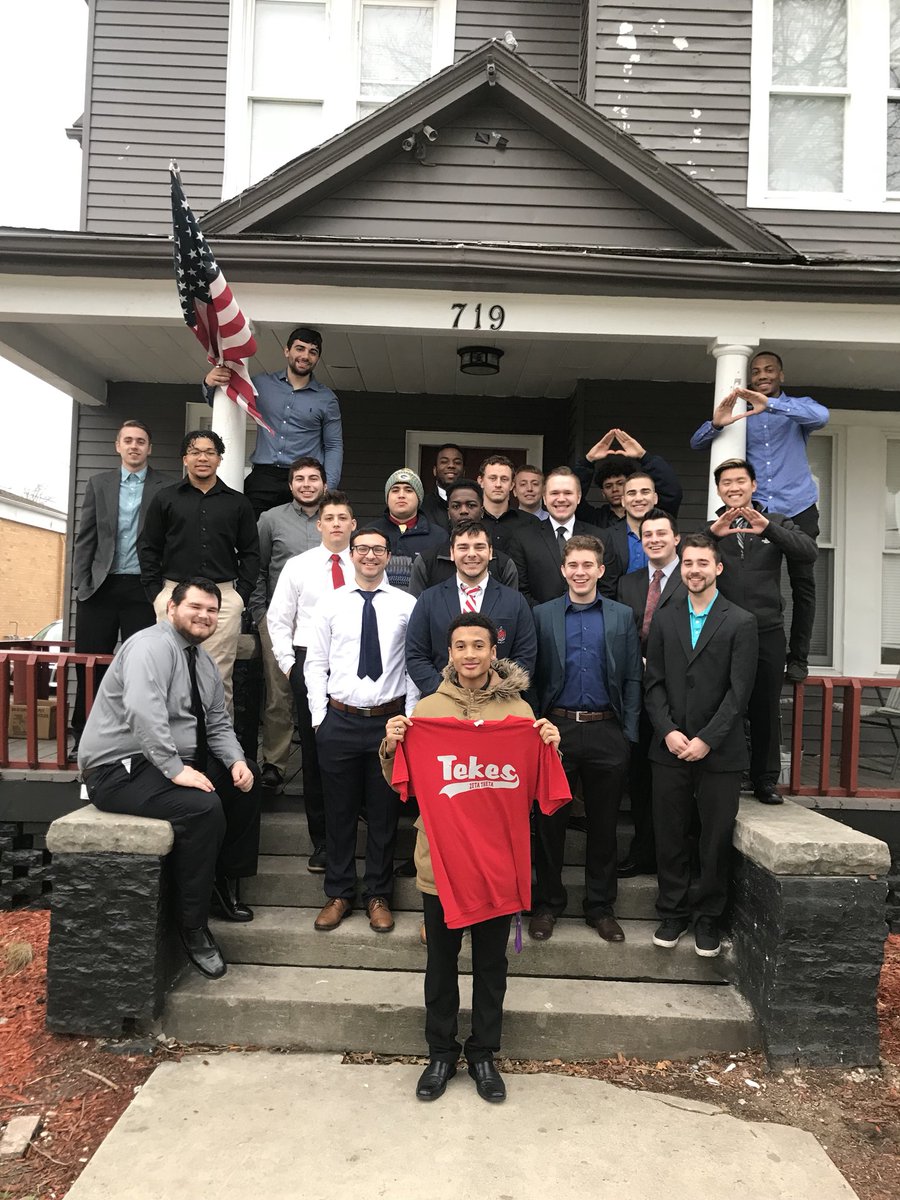 wiutke's tweet image. We would like to wish a warm welcome to the newest member of Tau Kappa Epsilon, Jermaine McGee!! Congratulations, and we are all excited to see how you grow and flourish, both in the organization and beyond #InTheBond #Upsilon #Congrats #springrush2018 #wiutke @Mainsko