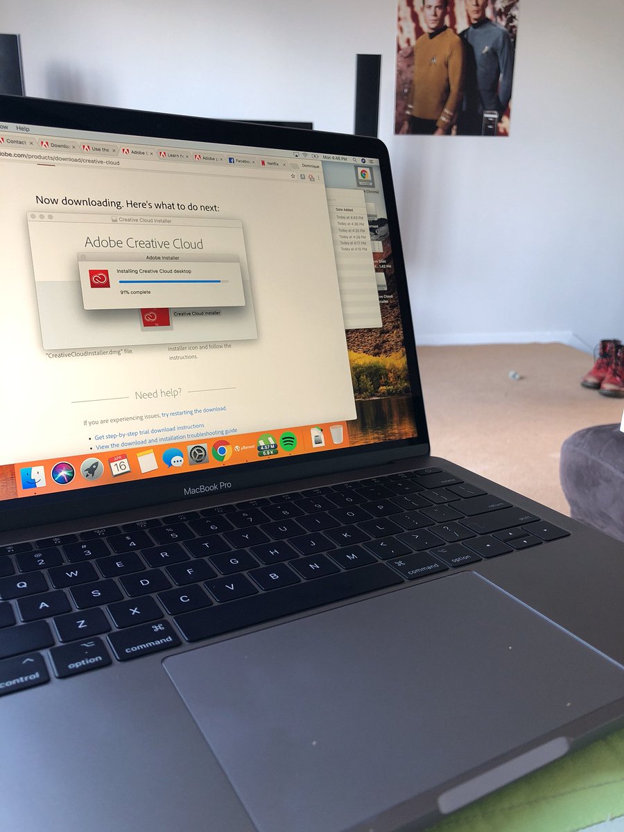 DominiqueAsser's tweet photo. So excited to be setting up my brand new MacBook Pro! (No so thrilled that my old one was stolen 🙄) https://t.co/wpjvYzAmFc
