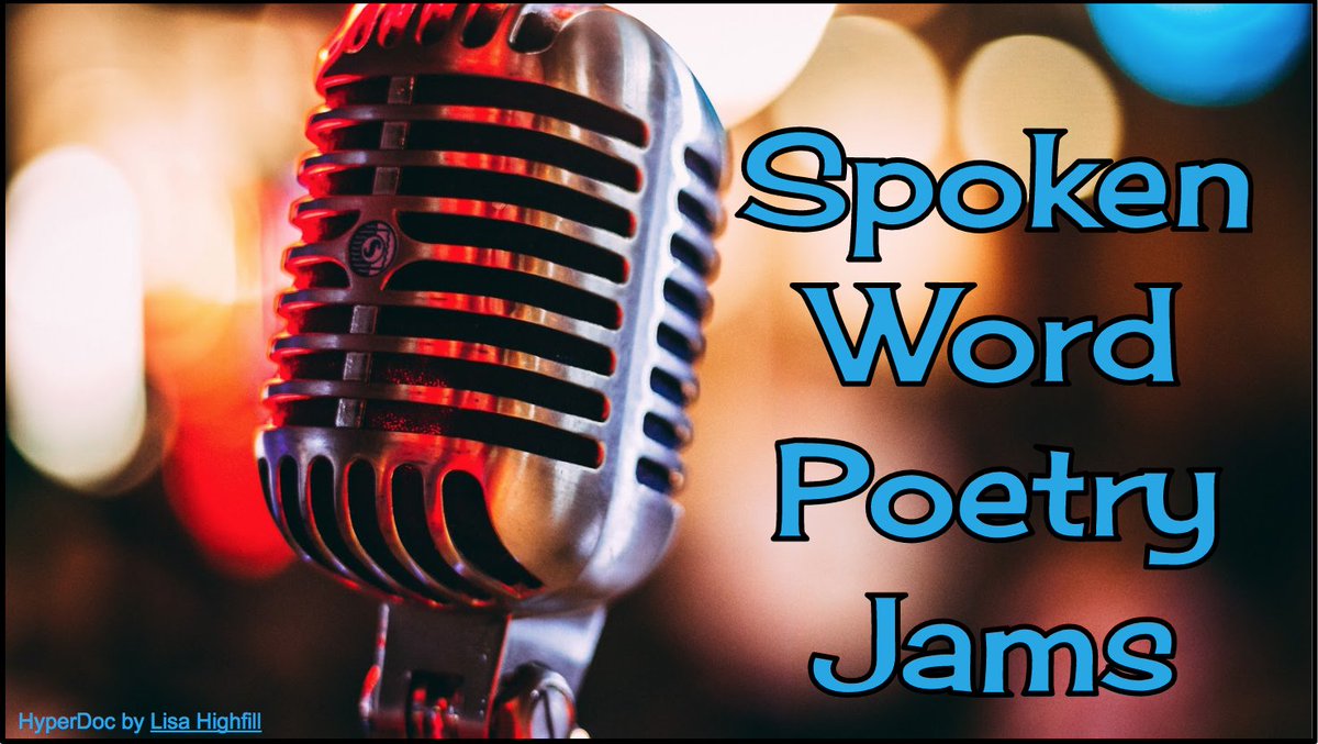 lhighfill's tweet photo. April is National Poetry Month...try this easy, quick poetry jam #HyperDoc https://t.co/BdwMI10dvO BUT...You really have to try it yourself first...so much fun! A great way to balance after testing time is over. #caedchat #GoogleEI #edtechteam #PUSDedu https://t.co/Da6hOKSOi3