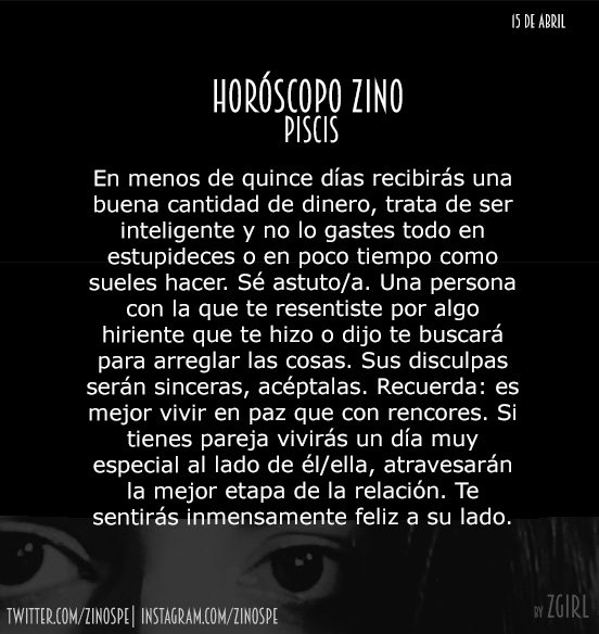 zinos__'s tweet photo. P I S C I S 🔥
#HoróscopoZino #HZ https://t.co/65iT0S2KHX