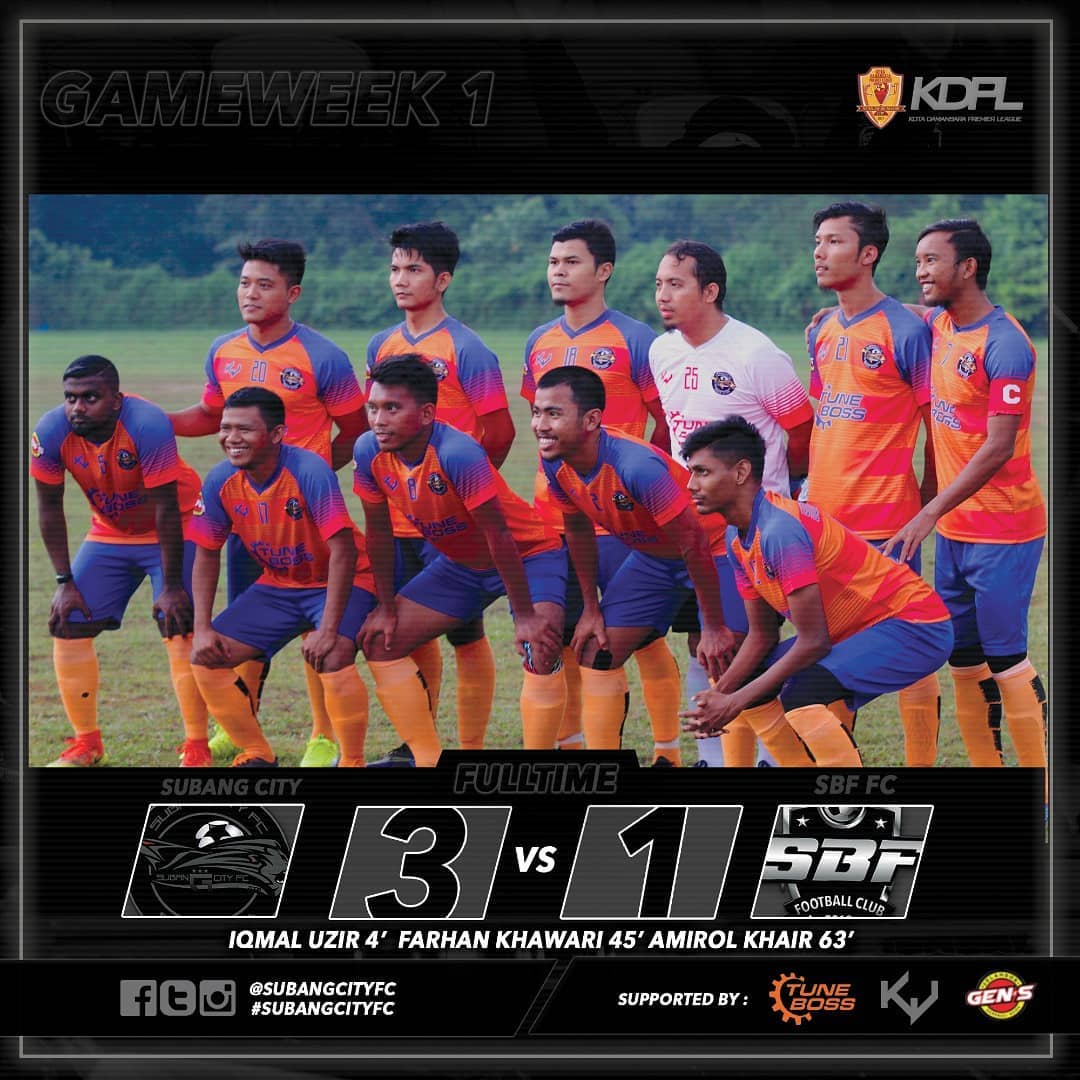 SubangCityFC's tweet photo. FT KDPL 2018 Gameweek 1.
SCFC 3-1 SBFFC.

#SubangCityFC
#KDPL2018
#KakiJersiDotCom
#TuneBoss https://t.co/BPsbeHILYl