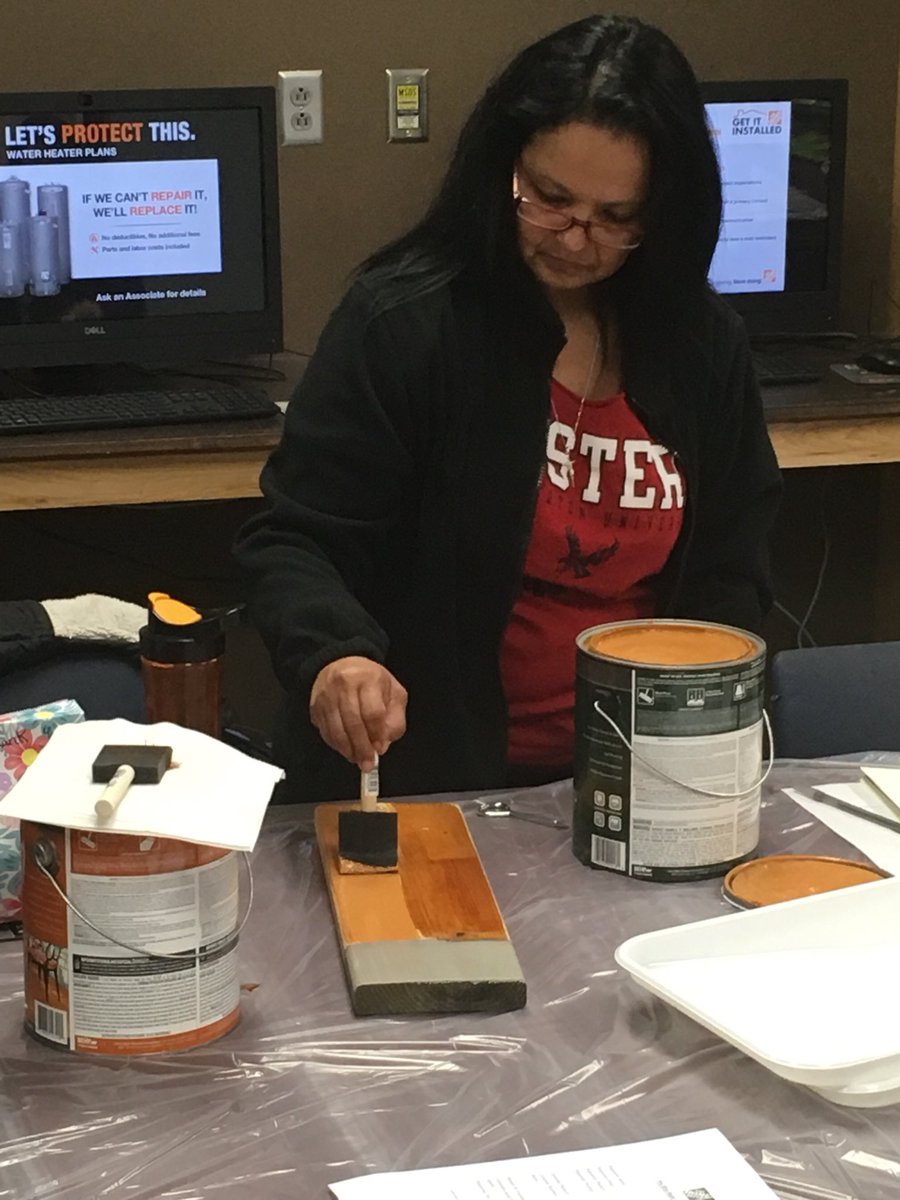 JonKam7's tweet photo. #hd4743 Thank you Craig from Behr for a great hands on PK! https://t.co/98Q7CWaUsh