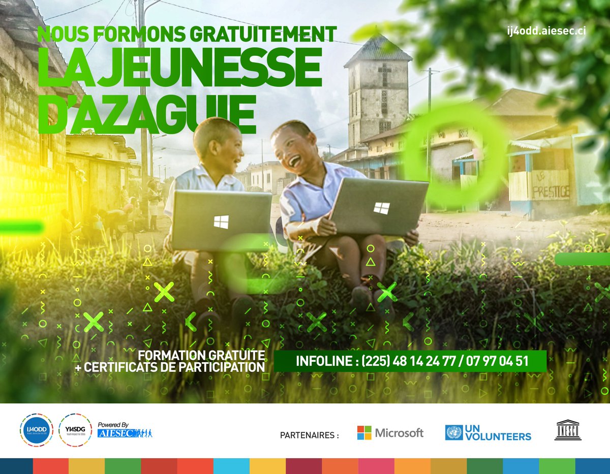 Ij4odd's tweet photo. Tout grand projet part d'une base solide.
C'est pourquoi nous vous initions au codage informatique à travers des modules très fluides.
Nous formons gratuitement la jeunesse d'Azaguié.
Infoline : (225) 59543678/ 07 97 04 51
Bon début de semaine!
Faites passer l'information. https://t.co/HFFFTdIpkn