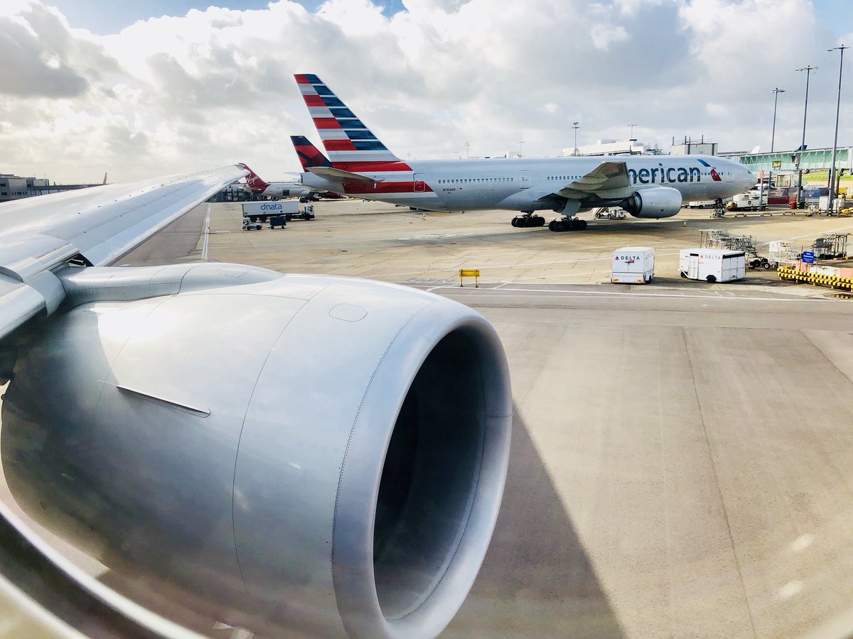 resusruss's tweet photo. Good Morning @AmericanAir and @HeathrowAirport time to head home to @DFWAirport #AmericanAirlines #explat https://t.co/rJIO7VWiZW