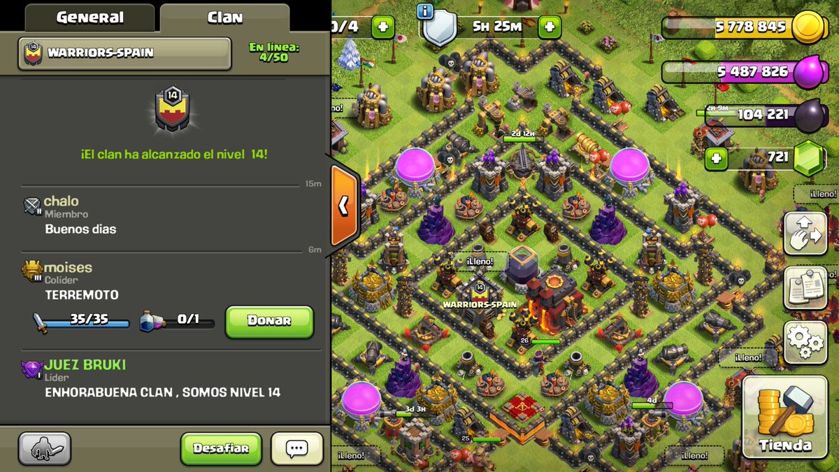 ENHORABUENA WARRIORS , SOMOS NIVEL 14