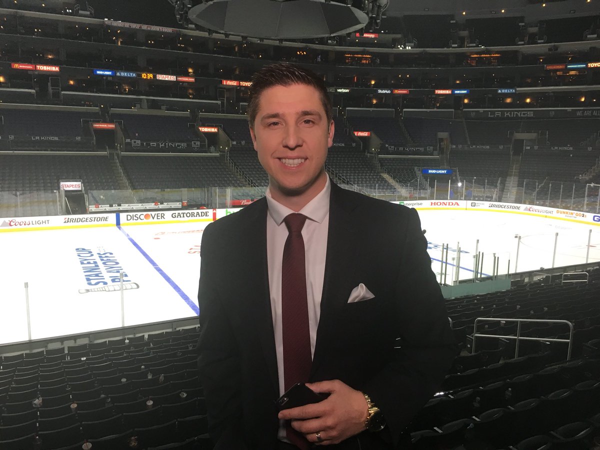 FOX5Photogs's tweet image. The @GoldenKnights defeat the @LAKings 3-2 to take a 3-0 lead in the series. @VinceSapienza is setup and ready to go live from staples center in minutes on @FOX5Vegas