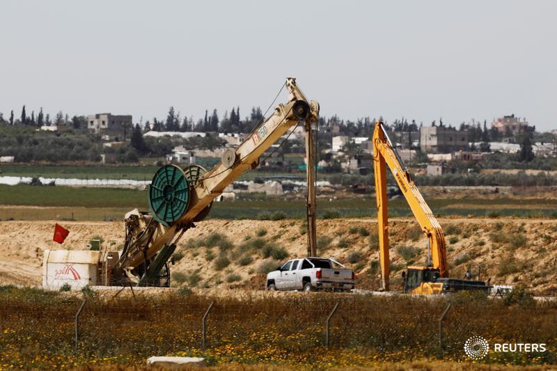 Reuters's tweet photo. Israel says it destroyed a new Gaza tunnel, giving rare details on a military lab spearheading efforts to foil the cross-border digs https://t.co/PLfYgpZ4Qt via @DanWilliams https://t.co/5my7499FWc