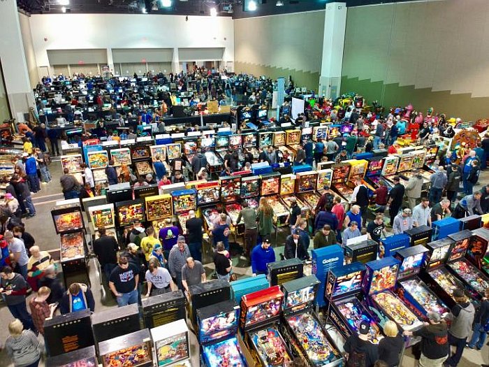 pinballpress's tweet image. Great photos from @MGC_Gaming 2018 via @pinsidedotcom -&amp;gt; pinside.com/pinball/forum/… #Pinball #MGC2018 #PinballWizards #gamers