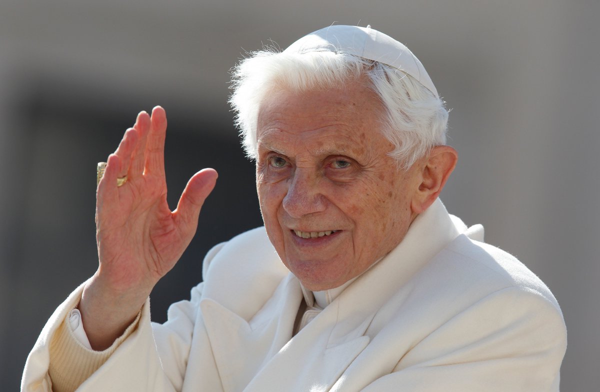CatholicNewsSvc's tweet photo. Happy 91st birthday, retired Pope Benedict XVI. https://t.co/Y7z4iUlEs9