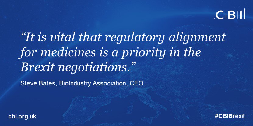 CBItweets's tweet photo. UK’s world-beating life sciences united on future of regulation. @ABPI_UK @BIA_UK say regulatory alignment is ‘imperative to protect public health and ensure medicine supplies uninterrupted’ #CBIBrexit https://t.co/cYyqH9d9sU https://t.co/dBOU1vhBK3