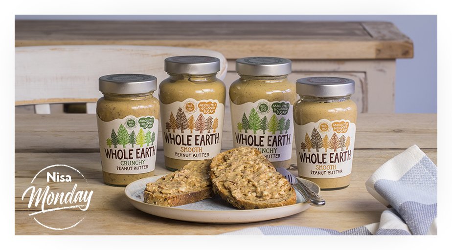 NisaLocally's tweet photo. This #NisaMonday we have a sticky but delicious prize for you! RT+FOLLOW for your chance to WIN a YEAR'S SUPPLY of Whole Earth peanut butter. 😋  T&amp;Cs: https://t.co/R7nR5Zupsm 
Closing Date: (22nd April 2018) https://t.co/GLnxSPin5G
