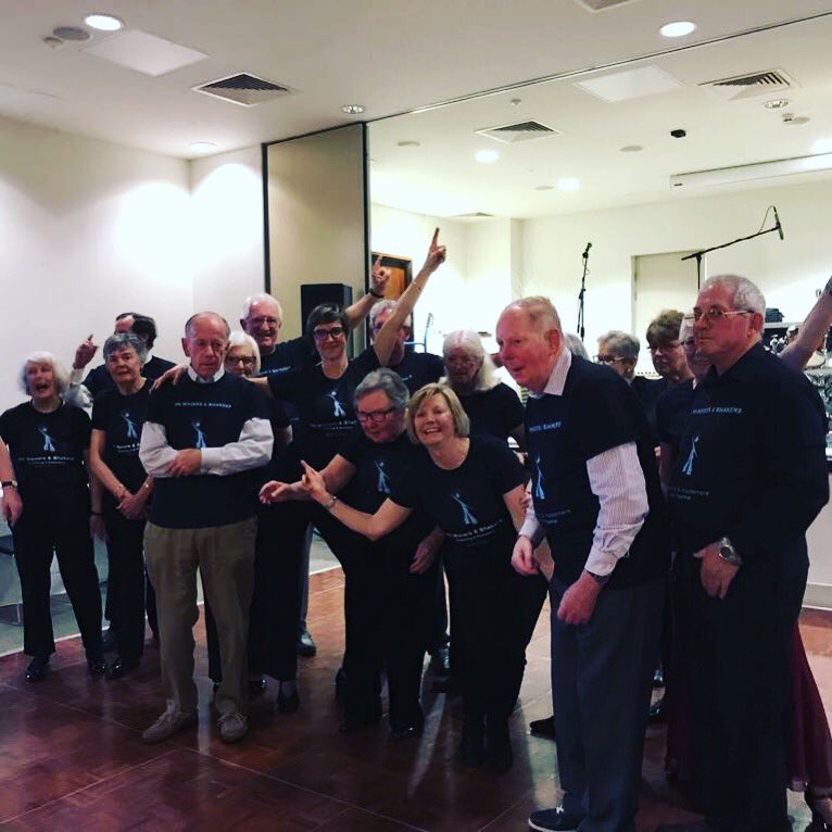 MelRheum's tweet photo. Really proud of these fabulous #PDMovers&amp;Shakers who performed the #PARKA to raise awareness of the importance of Exercise in Parkinson’s @ParkinsonsUK https://t.co/CWSAWZXj9a