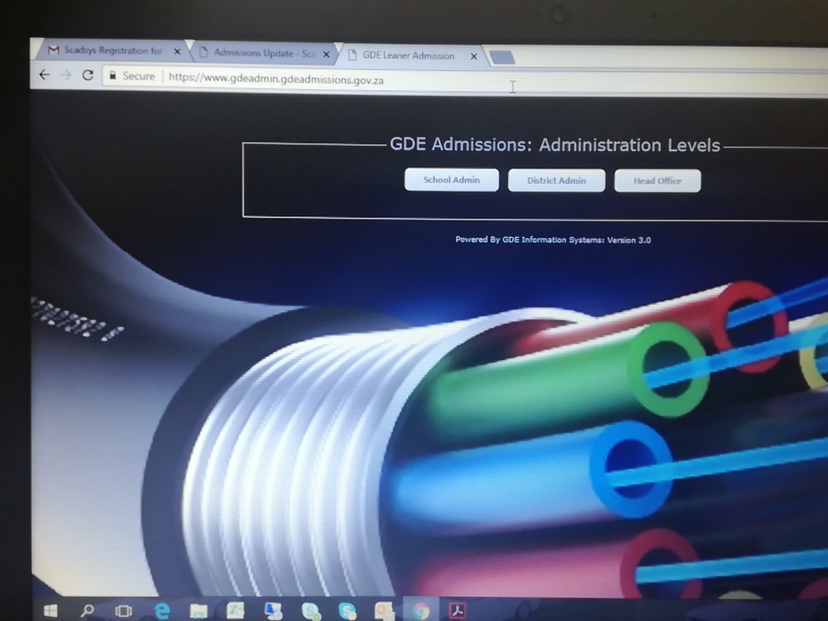 PeterSwartz's tweet photo. Anybody else getting an admin screen? Whats happening? #gdeadmissions https://t.co/ytfgf1Ub5Q