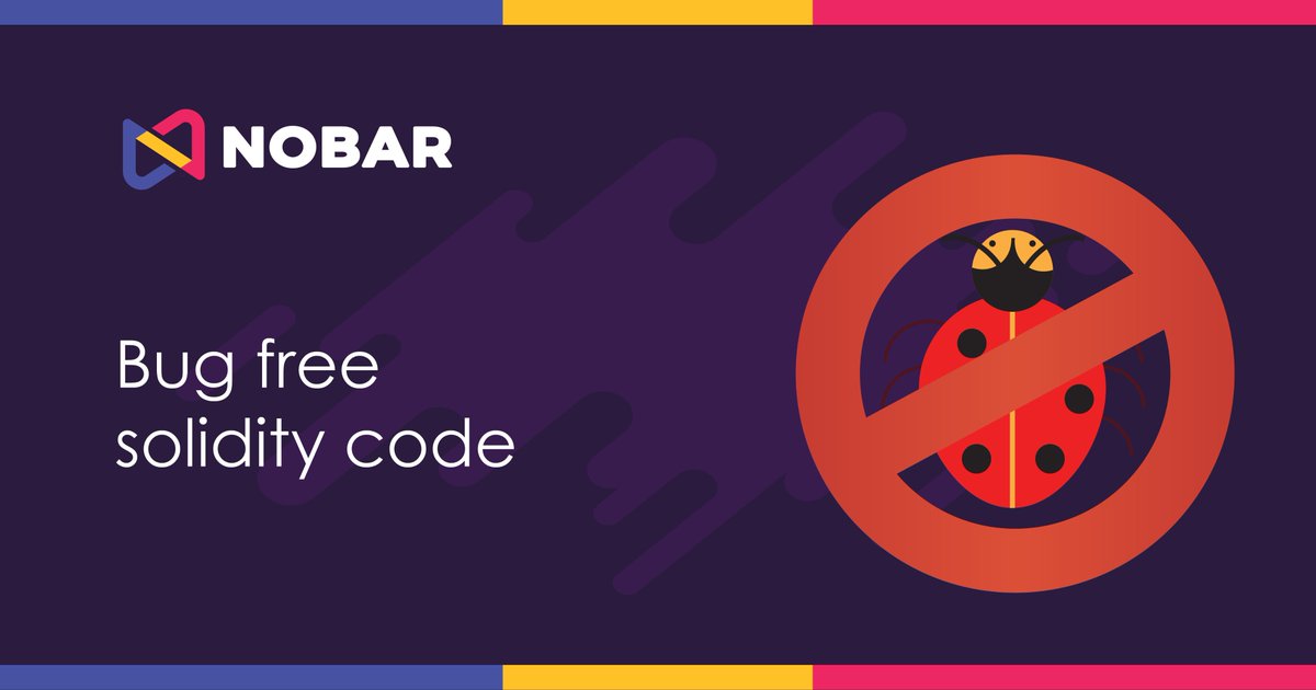 nobar_io's tweet image. Our awesome engineers have worked around the clock to squash all the bugs and present to you a token without any glitches or hitches. You can test it yourself here:
etherscan.io/address/0x2673…
#ico #TokenSale #soliditycode #etherscan #ETHEREUM #bitcoinZ #token #bugfree