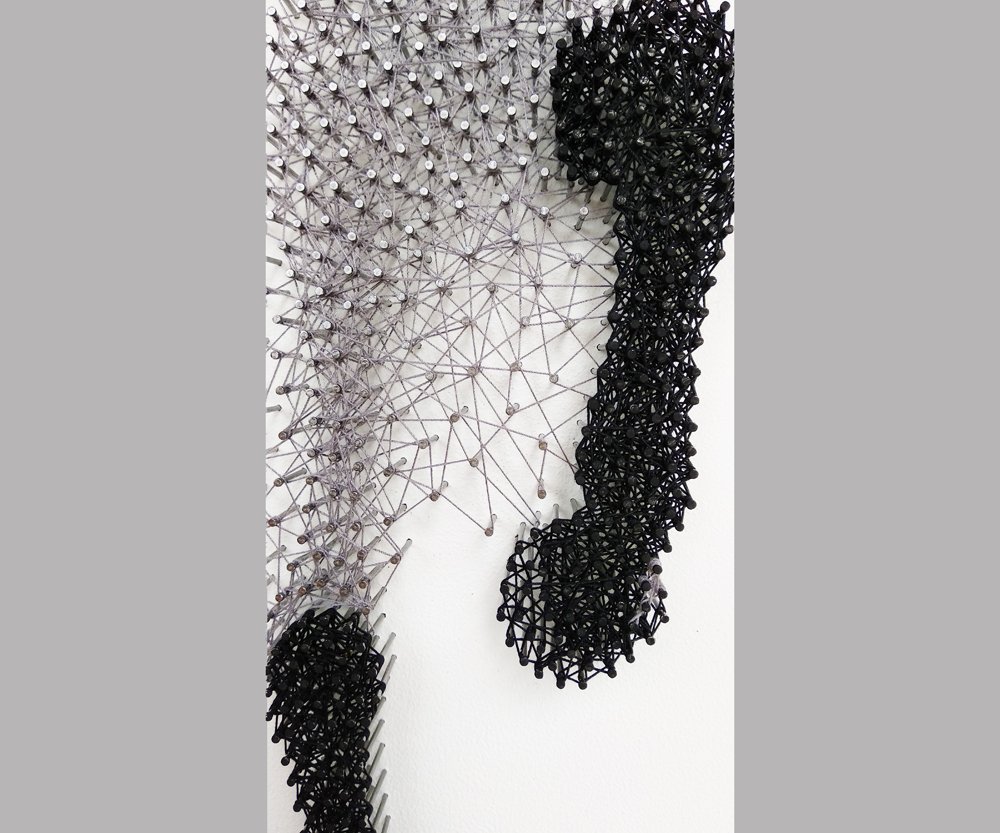 StringArtStudio's tweet photo. Another sweet addition to my portfolio! String art "Coming back to life", inspired by Miriam Sweeney's photo. Made exclusively of nails and strings, it cannot and will not be reproduced.
#stringart #art #modernart #harilogi  #Horses https://t.co/UmGNrJ1WKG