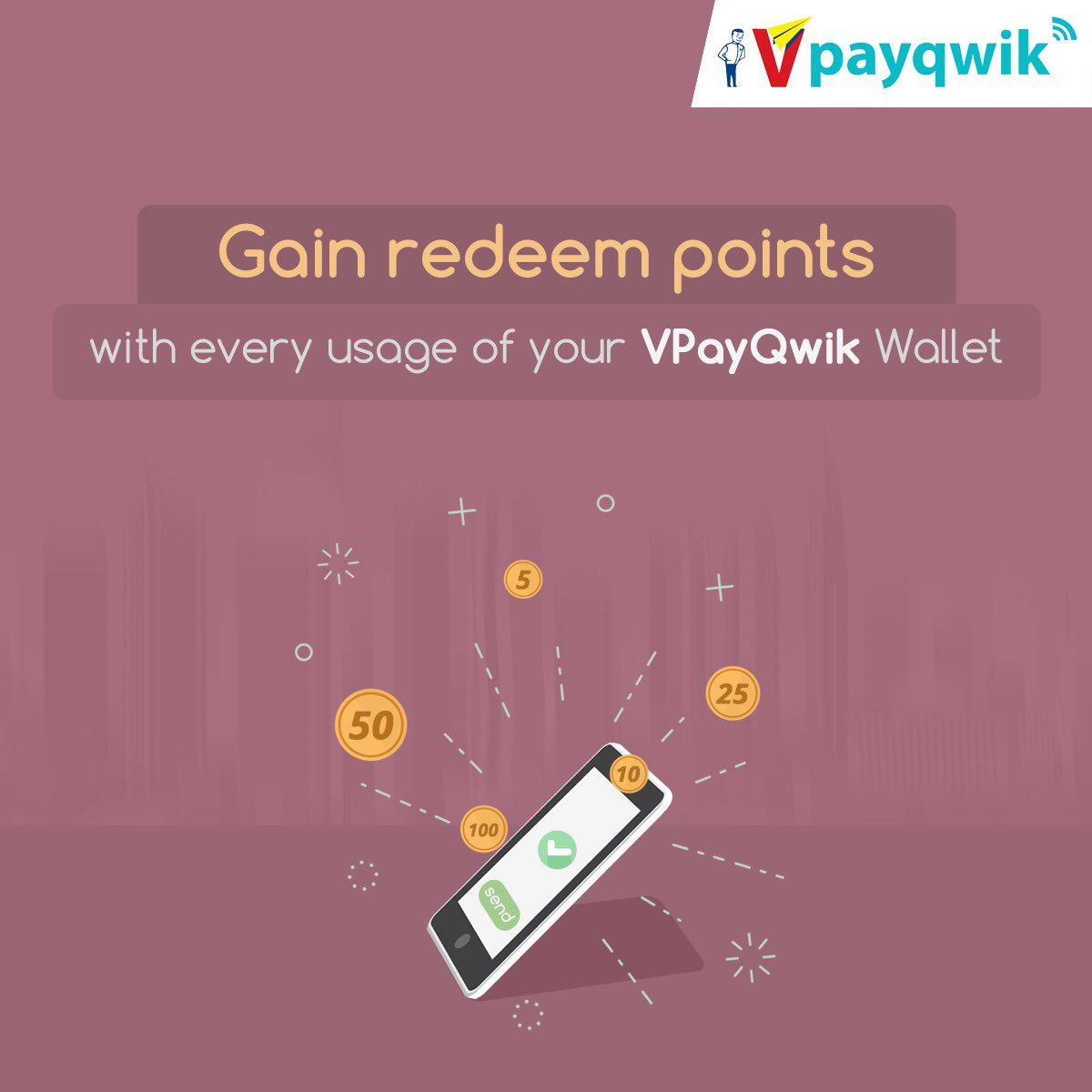 V_PayQwik's tweet photo. The more transactions you do through VPayQwik, the more points you get.
Download today:
Google Play Store: https://t.co/yVbk7DaPHF
Apple ITunestore: https://t.co/eeHQpmSDHw
#VPayQwik #RedeemPoints #ShopForMore https://t.co/0m7m8AGqWu