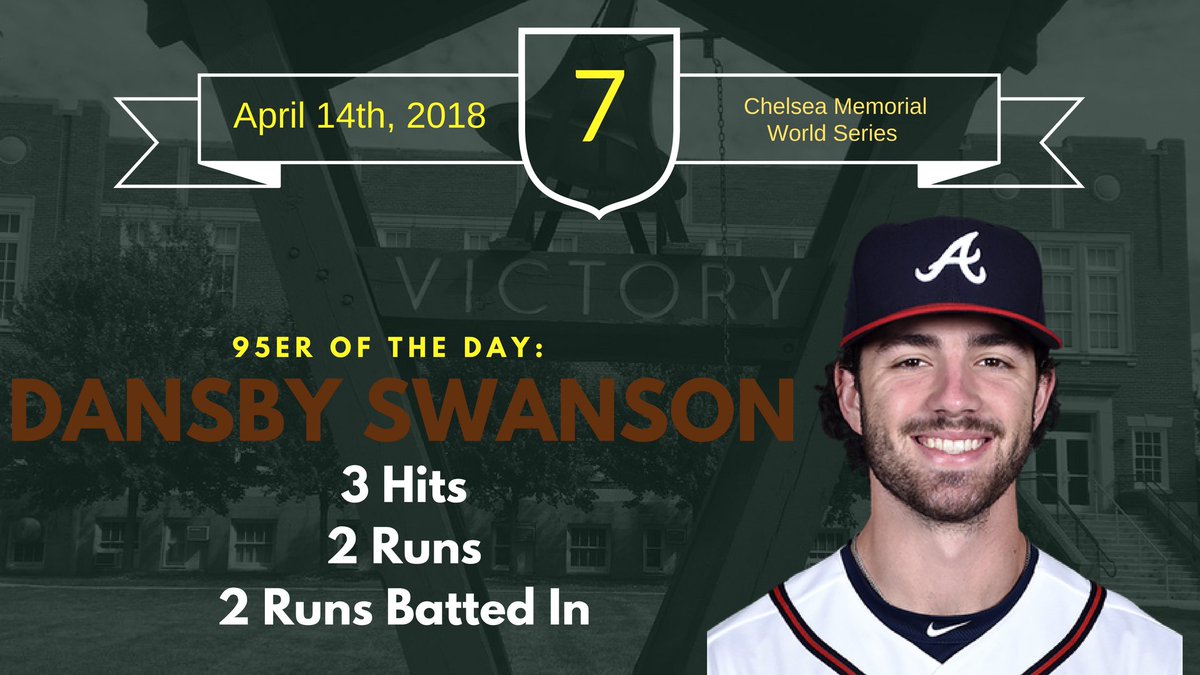 Valley95ers's tweet photo. Although the Braves lost to the Cubs, @LieutenantDans7 led the 95ers on April 14th with 3 hits, 2 RBIs, and 2 Runs scored!

#95Problems🔨 https://t.co/8ThwhJq8gl