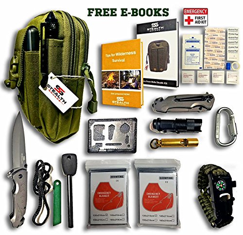 42 in 1 EMERGENCY OUTDOOR SURVIVAL MILITARY POUCH KIT, CAMPING, HIKING, BIKING, ... - tacticallifegear.com/42-in-1-emerge…