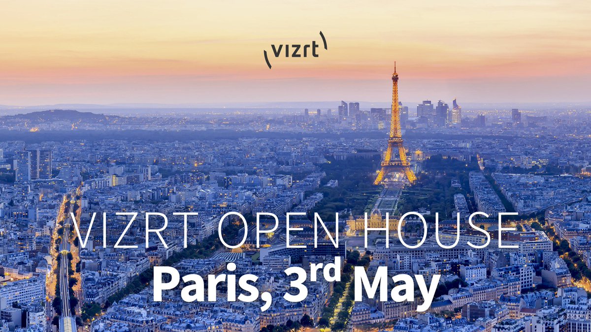 vizrt's tweet image. What is lovelier than Paris in May? A Viz-Sum up of #NAB2018 in Paris in May! Join us May 3rd. Sign up here: go.vizrt.com/l/428312/2018-…
