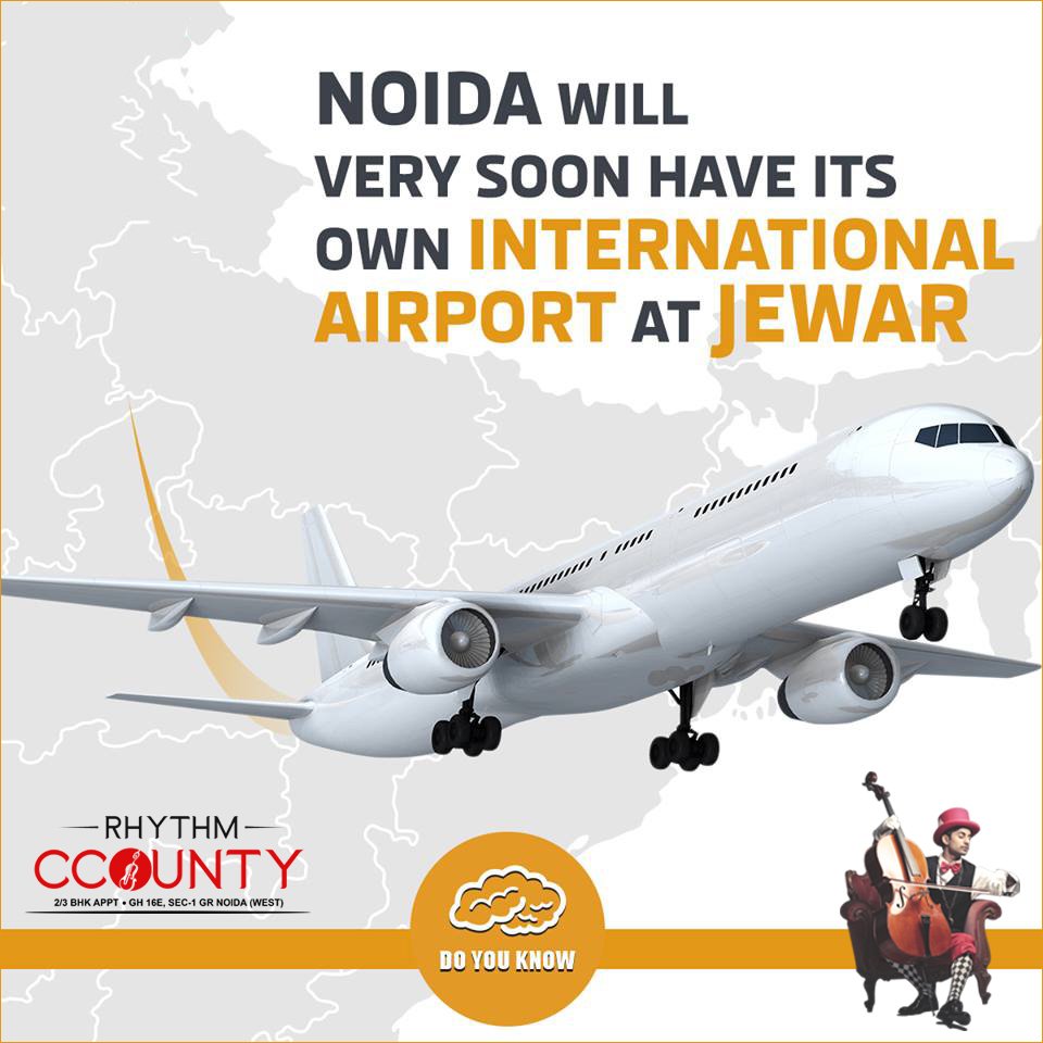 RhythmCCounty's tweet photo. #DoYouKnow
Noida will very soon have its own International Airport at Jewar.
#RhythmCounty #RealEstate #ReasonToInvest #FactsUnknown #JewarAirport
For More Info:- https://t.co/NYEVY5VseD https://t.co/n6W1I4zHLr