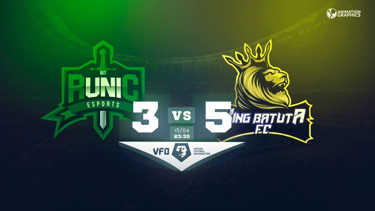 [⚽️#FIFA]

Ronda 1 

Vs <a href="/KingBatuta/">KING BATUTA FC</a> 

🏆#CopaTOTO by <a href="/VFOspain/">VFO España</a>

3-2✅
0-3❌
Muy bien jugado por ambos equipos toca seguir entrenando para mejorar, no nos rendiremos¡