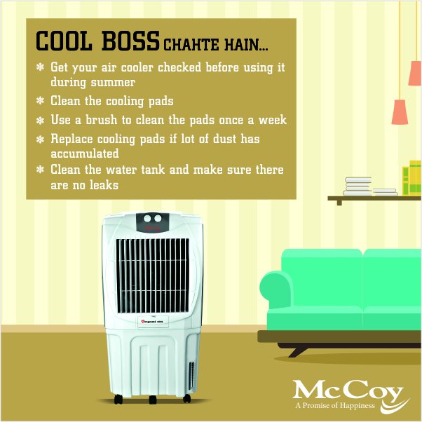 McCoyAppliances's tweet image. Got a cooler at home? Cool Boss #McCoycooler suggests these tips to maintain it! Do you Have a tip to share with us, comment and let us know!
Visit us: bit.ly/2qqmGNW
#McCoyAppliances #CoolingTips #Coolers #BeatTheHeat #Tips #Offers #DusKaDum #Eletronics #MarutiSuzuki