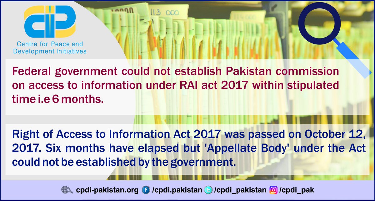 cpdi_pakistan's tweet photo. #RTI
@MoIB_Official @opengovpart @pid_gov @Marriyum_A @sherryrehman https://t.co/rA9nxlquRx