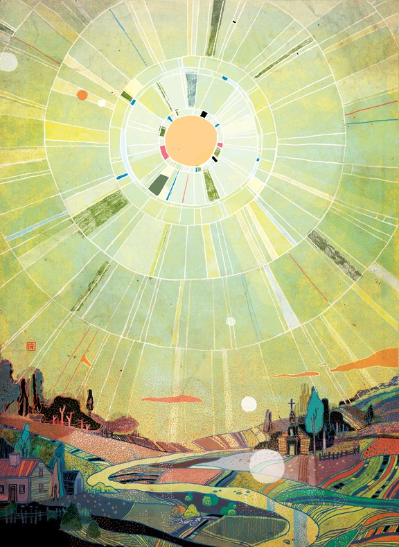 womensart1's tweet image. Victo Ngai, contemporary award-winning illustrator who grew up in Hong Kong #womensart