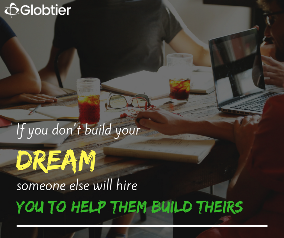 globtierinfotec's tweet photo. If you don't build your Dream someone else will hire you to help them build theirs.
#Globtier #BuildDream #Dream #Helpthem https://t.co/ozfpk5rQOx