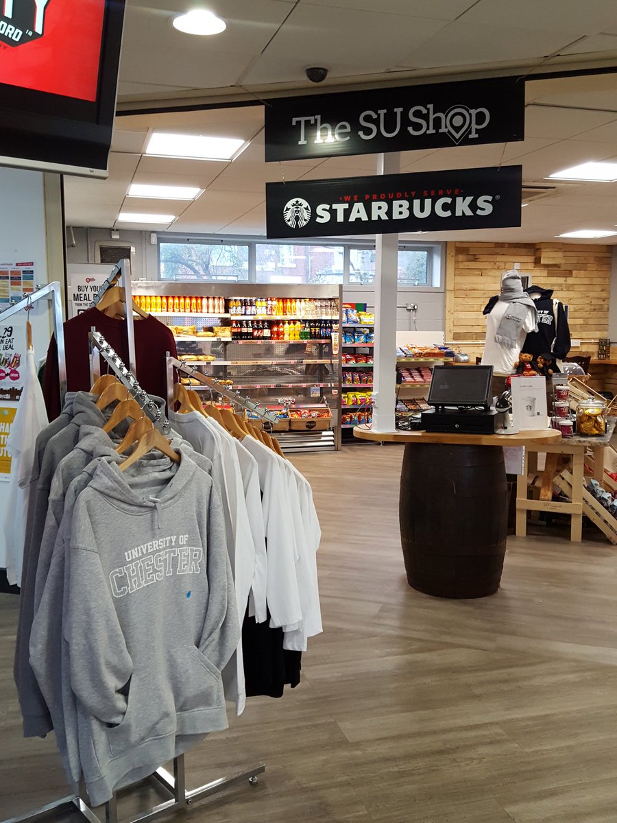Today is the start of Wellbeing Week but also the launch of our new combined shop. Starbucks, food and clothing in one place