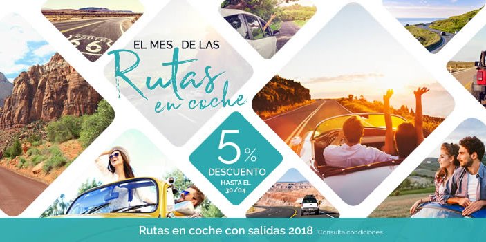 vhispania's tweet photo. En #Abril también celebramos el "Mes de las Rutas en Coche". Por el Suroeste de la Isla del Hielo, la Ruta 66, el Oeste Canadiense, la Pura Vida de Costa Rica,...Elige la tuya, busca fecha y consigue un 5% de descuento al hacer tu reserva https://t.co/ZlPYfq0V8c #viajar #travel https://t.co/cbnINvEKI2