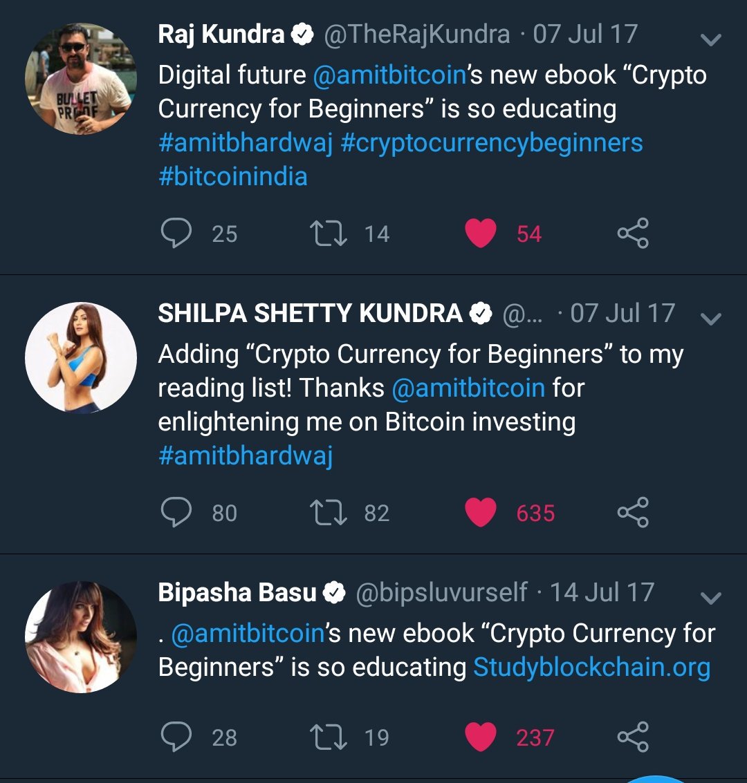 Always take celebrity endorsements on Twitter with a bucketful of salt. The  story of Amit Bhardwaj and his Bitcoin based Ponzi scheme.  https://t.co/Jl88HPdZNZ